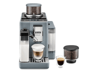 cafetera superautomatica - delonghi rivelia exam44055g 1450w 19 bar molinillo integrado lattecremahot deposito leche tactil 16 recetas gris