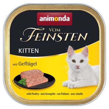 animonda vom Feinsten Kitten 36 x 100 g - Pack Ahorro - Con ave