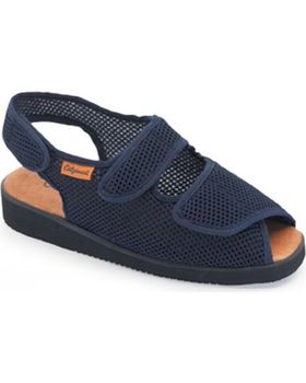 de CALZAMEDI DOMESTICO ZAPATILLA DE TELA COMODA UNISEX AZUL