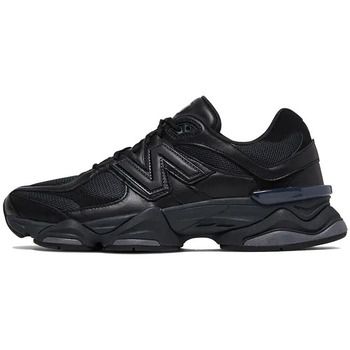 New Balance Zapatillas 9060 Triple Black Leather para hombre