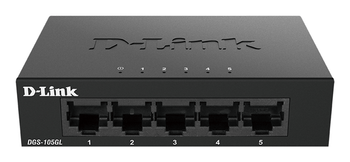Switch 5 ports Gigabit - Metallic