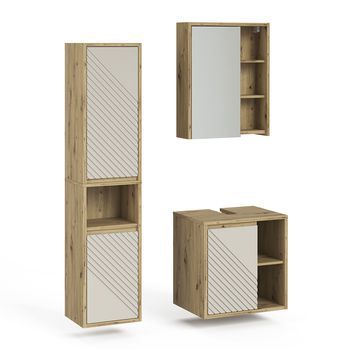 Juego De Muebles De Baño De 3 Piezas Viola 3 Partes Vicco