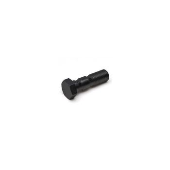 Tornillo banjo M10x1.25 doble cabeza plana acero negro