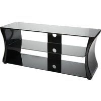 vivanco sirocco 1100 tv stand - black  white black
