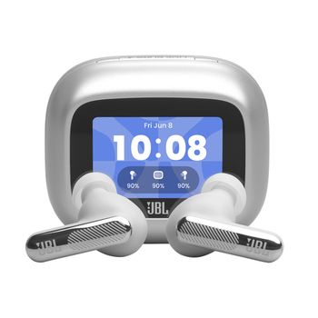 JBL Live Beam 4 Auriculares Inalámbrico Dentro de oído Llamadas/Música/Deporte/Uso diario Bluetooth Plata