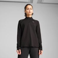 puma velocity cloudspun 14 zip  camiseta de running mujeres - negro