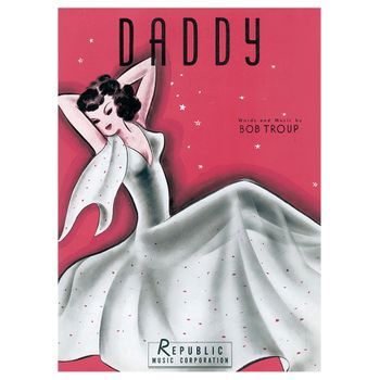 Legendarte - Portada De Música Vintage Daddy - Cuadro Lienzo, Impresión Digital Cm. 50x70