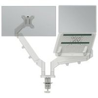 brazo doble para monitor y portatil leitz ergo space saving