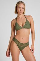 hunkemoller tanga de estilo boxer florence verde