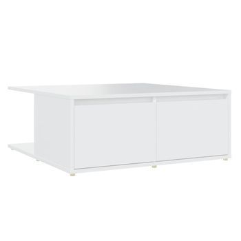 Mesa De Centro 80x80x31 Cm Madera - Blanco