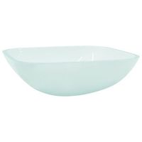 lavabo de vidrio esmerilado 42x42x14 cm vidaxl