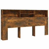 armario cabecero roble ahumado 200x19x1035 cm
