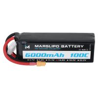 bateria lipo marslipo 148v 6000mah 100c 4s con conector xt60 para drones rc