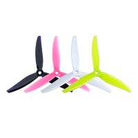 2pares  6pares gemfan 4935-3 4935 49 pulgadas helice de pc de 3 hojas con agujero de 5mm para drones de carrera rc fpv