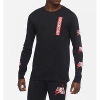 camiseta manga larga air jordan jumpman classic negra