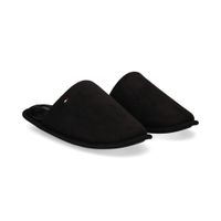 tommy hilfiger pantuflas hombre - negro talla 3940