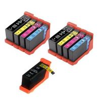 compatible multipack lexmark interpret se s408 printer ink cartridges 9 pack -14n0476e