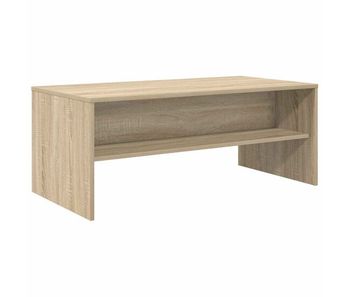 Mesa de café - mesa de centro - mesa baja roble sonoma 100 x 50 x 40 cm madera de ingeniería