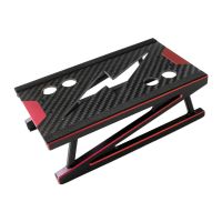 plataforma de ensamblaje de soporte de trabajo para automoviles rc de aluminio con elevacion para reparaciones de vehicu