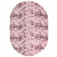 alfombra de pelo largo navarra rosa polvoriento 300x200 cm vidaxl