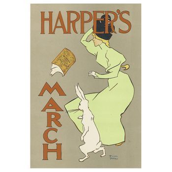 Legendarte - Cuadro Lienzo, Impresión Digital - Harper's March 1895 - Edward Penfiel - Decoración Pared Cm. 40x60