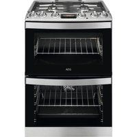 aeg ckb6540acm 60 cm dual fuel cooker - stainless steel stainless steel