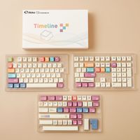 juego completo de teclas akko x monsgeek timeline de 5 lados con sublimacion de tinta personalizadas ansiiso aca para usuarios de mac y windows