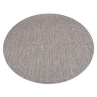 alfombra sisal sion circulo a5165a mezcla tejido plano beige circulo 120 cm