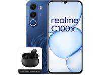 realme c100x azul 256 gb 4 68  hd  unisoc t7250 7500 mah  auriculares techlife buds