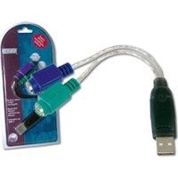 Digitus USB to PS/2 Adaptor tarjeta y adaptador de