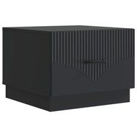 mesa de centro 49x50x37 cm madera - negro