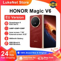 honor magic v6 version eu telefono inteligente 5g snapdragon 8 elite gen5 bateria de 6660 mah supercarga de 80 w magicos 10 pantalla oled de 795 pulgadas ip69