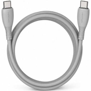Cable USB-C Vention TRVHF 1 m 60 W 480 Mbps gris flexible