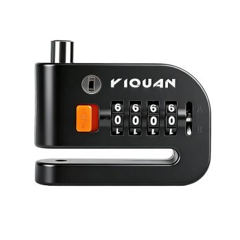 RIOUAN Cadena de disco de contraseña para motocicleta de alta seguridad antirrobo impermeable de aleación de disco de fr