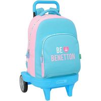 benetton mochila mochila trolley con ruedas compact extraible benetton unique para nino