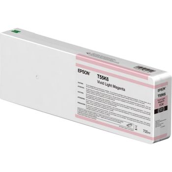 Cartucho de Tinta Epson T55K600 Magenta Claro Vivo 700 ml Pack Individual