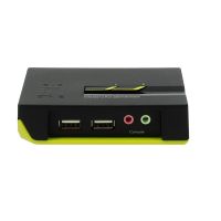 level one kvm-0221 switch kvm de puertos usb  audio  vga