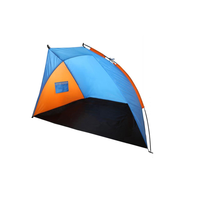 color baby - tienda paravientos azul y naranja 200x125x120 cm 62137