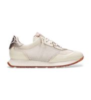 hispanitas para mujer chv253869 zapatillas kansas beige 37 piel 3 a 5cm cordones casual