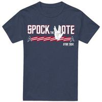 star trek camiseta spock the vote para mujer