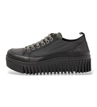 Art para mujer. 11518A1FA003_001 Zapatillas 1518A Rubber negro (36), Piel, Tela, 3 a 5cm, Cordones, Casual