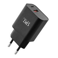 cargador de red tnb chpd30w2 usb-c 30 w usb-a 18 w negro