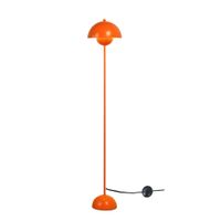 lampara de pie nordica metal naranja alt158 cm e27