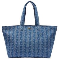 lacoste bolsa bolso tote xl summer pack mono jacquard denim para hombre