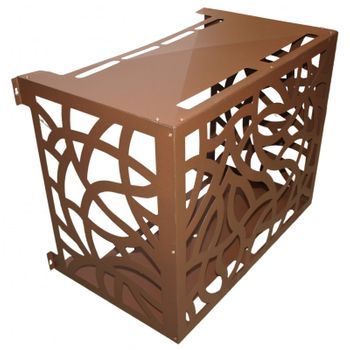 Cubierta De Aire Acondicionado Art Deco 93x73x46cm Grafito