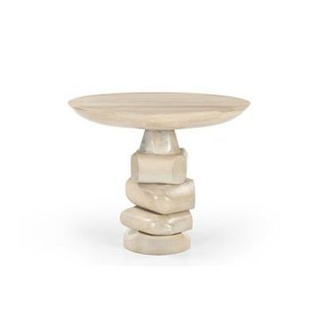 Mesa De Comedor De Madera De Mango Esprit - 100 X 100 X 76/78 Cm