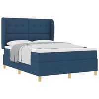 cama tapizada 203x140x128 cm  - azul