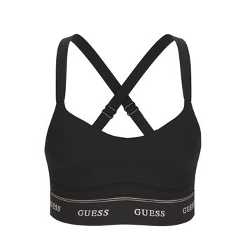 Guess Athleisure Camiseta Alba Active Bra Fix Negra V5BP02 K1942-JBLK