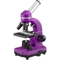microscopio escolar biolux sel bresser junior - morado