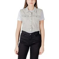 only chaqueta onlbeverly vest tint bleach dnm red tai 15341352 para mujer